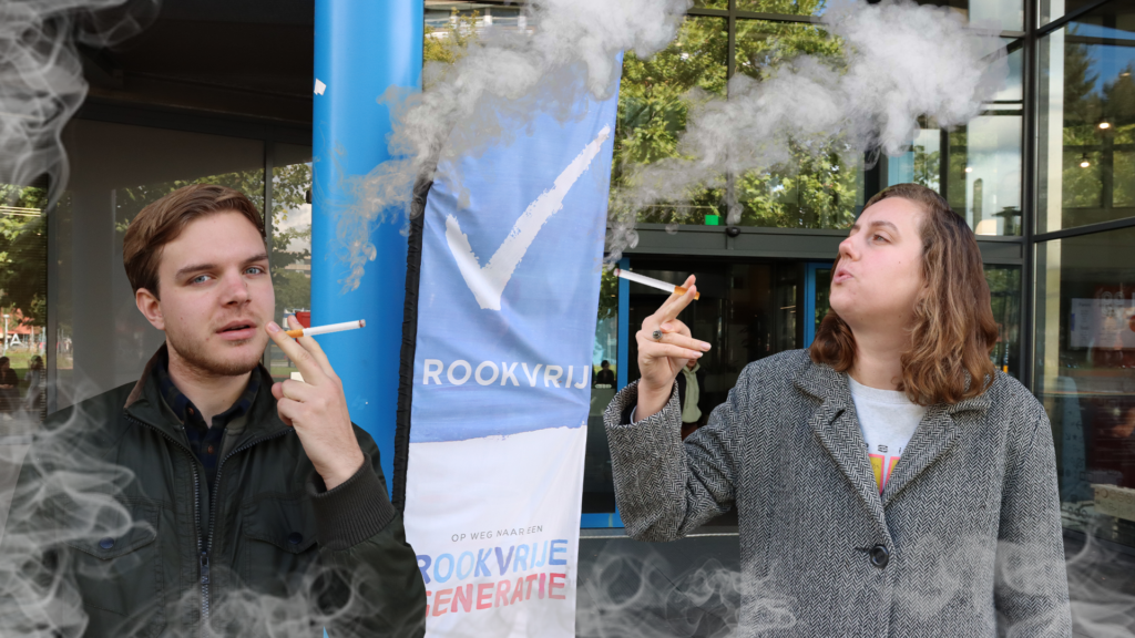 Hogeschool Utrecht opnieuw beboet voor roken op de stoep