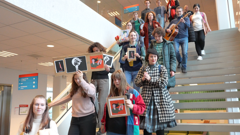 Woman, Life, Freedom: actie voor Iran op HU Amersfoort - Trajectum
